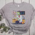 Science Teacher Halloween Shirt Zombie Chemistry Scientist Women's Heather T-Shirt Athletic Heather