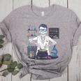 Science Teacher Halloween Skeleton Scientist Chemistry Women's Heather T-Shirt Athletic Heather