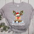Science Teacher Squad Reindeer Christmas Teacher Xmas Lights For Men Women Women's Heather T-Shirt Athletic Heather