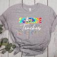Science Teacher Tie Dye First Day Of School Back To School Men Women Girls Kids Women's Heather T-Shirt Athletic Heather Science Teacher Tie Dye First Day Of School Back To School Men Women Girls Kids Women's Heather T-Shirt Athletic Heather