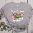 Second Grade Teacher Leopard Pencil 2nd Grade Women Teacher Women's Heather T-Shirt Athletic Heather Second Grade Teacher Leopard Pencil 2nd Grade Women Teacher Women's Heather T-Shirt Athletic Heather