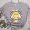 Second Grade Teachers Boys Girls Smile Face 2nd Grade Team Women's Heather T-Shirt Athletic Heather
