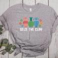 Seize The Clay Pottery Teacher Ceramics Potter Maker Women's Heather T-Shirt Athletic Heather Seize The Clay Pottery Teacher Ceramics Potter Maker Women's Heather T-Shirt Athletic Heather