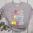She Works Willingly With Her Hands Proverbs Daycare Teacher Men Women Women's Heather T-Shirt Athletic Heather