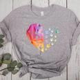 Sign Language Heart ASL For Deaf Teacher Women's Heather T-Shirt Athletic Heather Sign Language Heart ASL For Deaf Teacher Women's Heather T-Shirt Athletic Heather