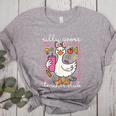Silly Goose Teacher Club Animal Lover Groovy Teacher Women's Heather T-Shirt Athletic Heather Silly Goose Teacher Club Animal Lover Groovy Teacher Women's Heather T-Shirt Athletic Heather