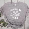 Singing Voice Singer Choir Chorus Music Teacher For Men Women Girls Kids Women's Heather T-Shirt Athletic Heather
