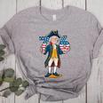 Six Seven 6 7 7 6 George Washington Teacher American Women's Heather T-Shirt Athletic Heather