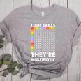I Got Skills They'Re Multiplying Nerd Math Teacher Women's Heather T-Shirt Athletic Heather I Got Skills They'Re Multiplying Nerd Math Teacher Women's Heather T-Shirt Athletic Heather