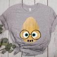 The Smart Seed Good Egg Teacher Halloween Costume Food Group Women's Heather T-Shirt Athletic Heather