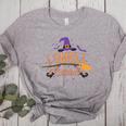 I Smell Children Wicked Cute Kindergarten Teacher Halloween Women's Heather T-Shirt Athletic Heather