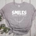 Smile Smiles Change The World Teacher T-Shirt Happy T-Shirt Women's Heather T-Shirt Athletic Heather