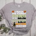 Social Studies Teacher Teach Scariest Zombies On Graveyard For Men Women Women's Heather T-Shirt Athletic Heather Social Studies Teacher Teach Scariest Zombies On Graveyard For Men Women Women's Heather T-Shirt Athletic Heather