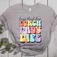 Soul Bleach Teacher Staff First Day Of School Last Hugs & High Fives Lunch Lady Vibes Blue Classic Fit Women's Heather T-Shirt Athletic Heather Soul Bleach Teacher Staff First Day Of School Last Hugs & High Fives Lunch Lady Vibes Blue Classic Fit Women's Heather T-Shirt Athletic Heather