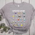 Space Alphabet Galaxy Astronaut Planets Student Teacher Women's Heather T-Shirt Athletic Heather Space Alphabet Galaxy Astronaut Planets Student Teacher Women's Heather T-Shirt Athletic Heather