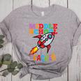 Space Middle School Teacher Back To School Men Women Kids Women's Heather T-Shirt Athletic Heather Space Middle School Teacher Back To School Men Women Kids Women's Heather T-Shirt Athletic Heather