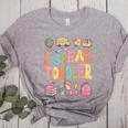 I Speak Toddler Teacher Pre-K Frist Day Back To School Women's Heather T-Shirt Athletic Heather