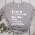 Special Education Teacher Definition Back To School Women's Heather T-Shirt Athletic Heather