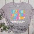 Special Education Team Definition Retro Ed Team Crew Teacher Women's Heather T-Shirt Athletic Heather
