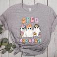 SPED Boo Crew Halloween Floral Ghost Special Ed SPED Teacher For Men Women Kids Women's Heather T-Shirt Athletic Heather