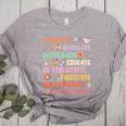 SPED Caffeinate Advocate Laminate Educate Teacher Facilitate For Men Women Women's Heather T-Shirt Athletic Heather SPED Caffeinate Advocate Laminate Educate Teacher Facilitate For Men Women Women's Heather T-Shirt Athletic Heather