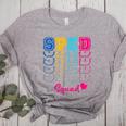 SPED Squad Proud Special Education Para Teacher Colorful Women's Heather T-Shirt Athletic Heather