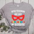 SPED Teacher Are Just Superheroes Disguise Special Education Women's Heather T-Shirt Athletic Heather SPED Teacher Are Just Superheroes Disguise Special Education Women's Heather T-Shirt Athletic Heather
