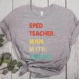 Sped Teacher Man Myth Legend Women's Heather T-Shirt Athletic Heather