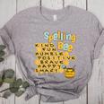 Spelling Bee Kind Positive Kindness Women Teacher Women's Heather T-Shirt Athletic Heather Spelling Bee Kind Positive Kindness Women Teacher Women's Heather T-Shirt Athletic Heather