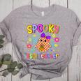 Spooky ESOL Teacher Halloween ESOL Teaching Coquette Women's Heather T-Shirt Athletic Heather Spooky ESOL Teacher Halloween ESOL Teaching Coquette Women's Heather T-Shirt Athletic Heather