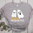 Spooky Ghost Inequalities Halloween Math Teacher Women's Heather T-Shirt Athletic Heather Spooky Ghost Inequalities Halloween Math Teacher Women's Heather T-Shirt Athletic Heather