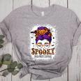 Spooky Paraprofessional Life Halloween Messy Bun Teacher For Men Women Women's Heather T-Shirt Athletic Heather Spooky Paraprofessional Life Halloween Messy Bun Teacher For Men Women Women's Heather T-Shirt Athletic Heather