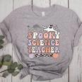 Spooky Science Teacher Halloween Science Teaching For Men Women Women's Heather T-Shirt Athletic Heather