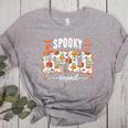 Spooky SPED Squad Special Education Teacher Halloween Ghost Women's Heather T-Shirt Athletic Heather Spooky SPED Squad Special Education Teacher Halloween Ghost Women's Heather T-Shirt Athletic Heather