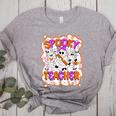 Spooky Teacher Ghost Pencil Teacher Halloween Teacher Women's Heather T-Shirt Athletic Heather