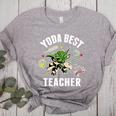 Star Wars Yoda Best Teacher Icons Women's Heather T-Shirt Athletic Heather