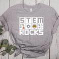 STEM Rocks Science Technology Engineering Math STEM Teacher Women's Heather T-Shirt Athletic Heather STEM Rocks Science Technology Engineering Math STEM Teacher Women's Heather T-Shirt Athletic Heather