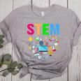 STEM Science Technology Engineering Math Teacher Women's Heather T-Shirt Athletic Heather