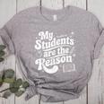 My Students Are The Reason Red For Ed Teacher Women's Heather T-Shirt Athletic Heather My Students Are The Reason Red For Ed Teacher Women's Heather T-Shirt Athletic Heather