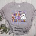 My Students Are Spooktacular Teacher Halloween Vibes Women's Heather T-Shirt Athletic Heather