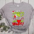 My Students Stole My Heart Teacher Holiday Merry Christmas Women's Heather T-Shirt Athletic Heather