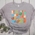 My Students Are Out Of This World Space Groovy Teacher Women's Heather T-Shirt Athletic Heather