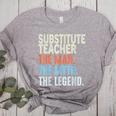 Substitute Teacher Man The Myth The Legend Appreciation Day Women's Heather T-Shirt Athletic Heather Substitute Teacher Man The Myth The Legend Appreciation Day Women's Heather T-Shirt Athletic Heather