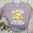 Super 2nd Grade Teacher Hero Women's Heather T-Shirt Athletic Heather
