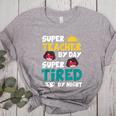 Super Hero Teacher Superheroes Women's Heather T-Shirt Athletic Heather