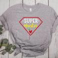 Super Heroe Maestra Espanol Spanish Super Teacher Women's Heather T-Shirt Athletic Heather
