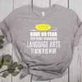 Super Language Arts Teacher Have No Fear T-Shirt Women's Heather T-Shirt Athletic Heather Super Language Arts Teacher Have No Fear T-Shirt Women's Heather T-Shirt Athletic Heather