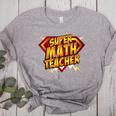 Super Math Teacher Educational Superhero Women's Heather T-Shirt Athletic Heather Super Math Teacher Educational Superhero Women's Heather T-Shirt Athletic Heather