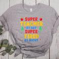 Super Teacher By Day Super Tired By Night Teacher For Men Women Women's Heather T-Shirt Athletic Heather Super Teacher By Day Super Tired By Night Teacher For Men Women Women's Heather T-Shirt Athletic Heather