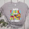Super Teacher By Day Super Tired By Night Women's Heather T-Shirt Athletic Heather Super Teacher By Day Super Tired By Night Women's Heather T-Shirt Athletic Heather
